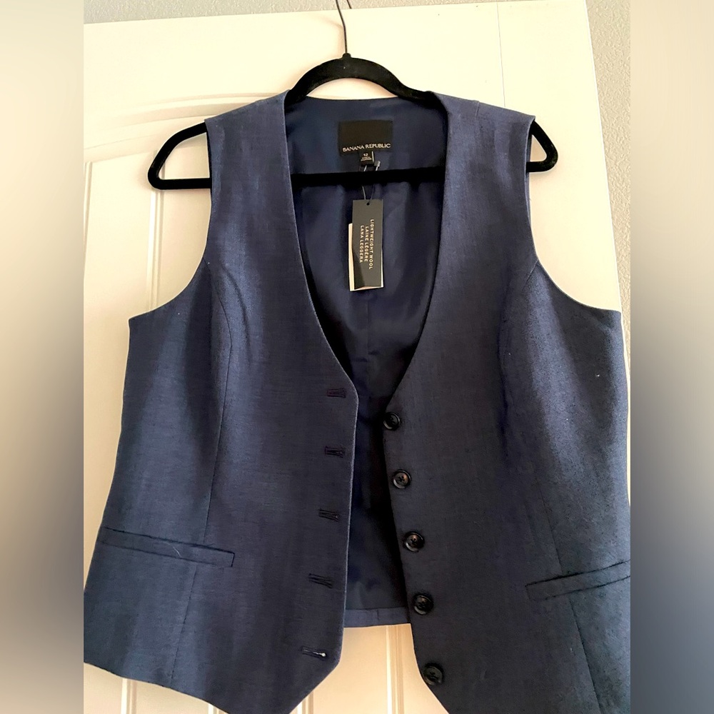 Banana Republic navy vest